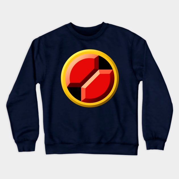 Megaman.exe Navi Mark Crewneck Sweatshirt by turpinator